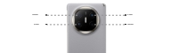HUAWEI Mate X6 旋转支架保护壳 产品图，背面正视