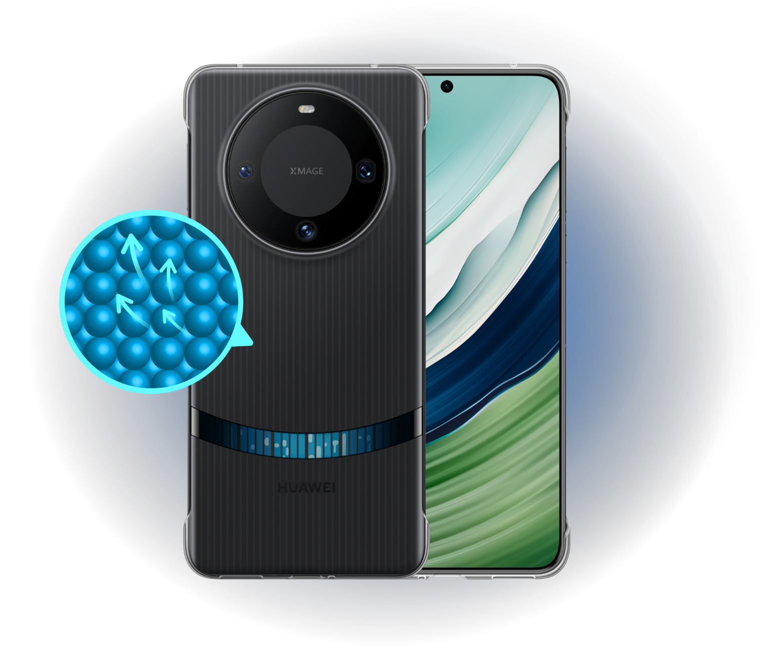 HUAWEI Mate 60 微泵液冷壳 PCM