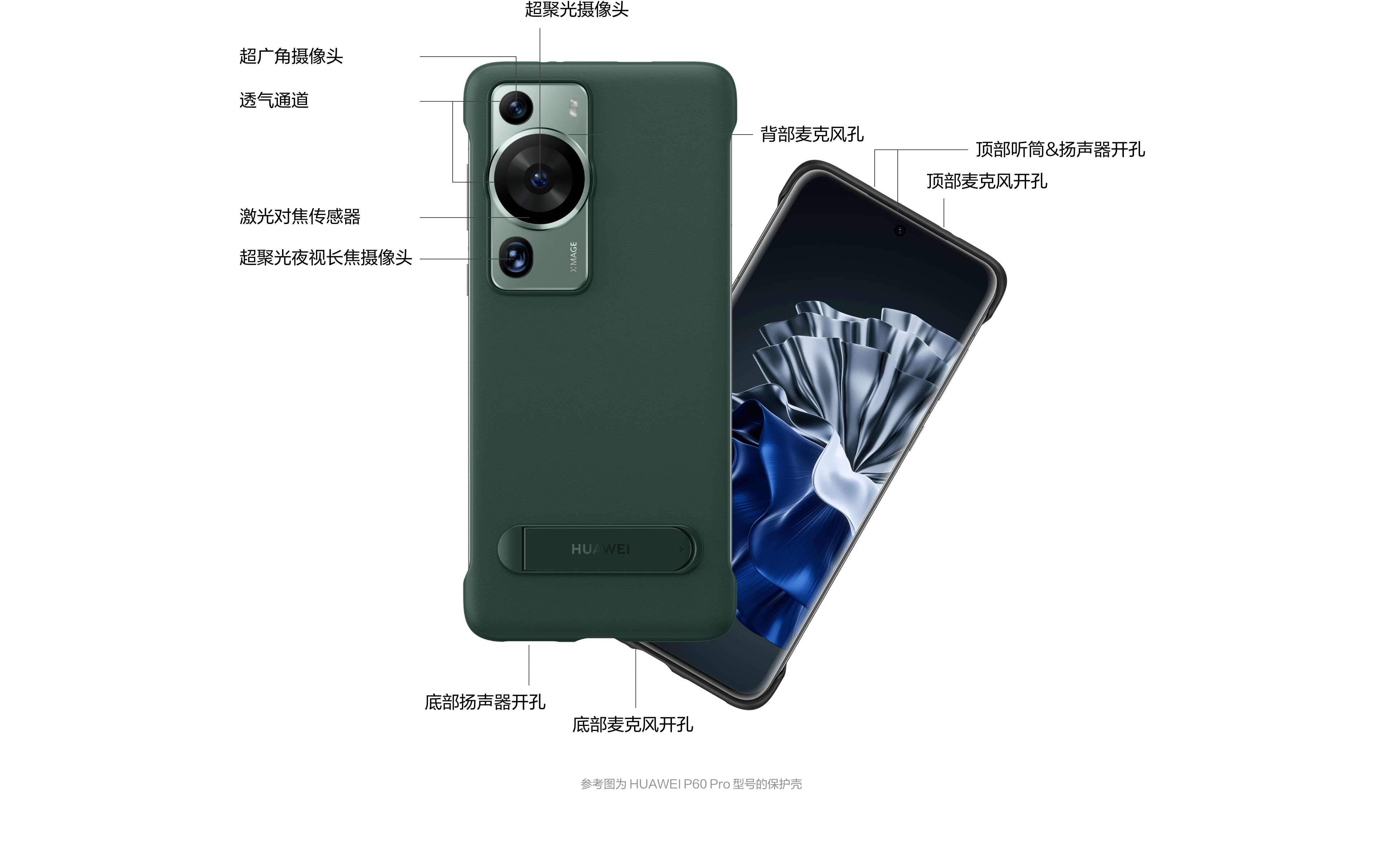 HUAWEI P60 | P60 Pro 多向支架保护壳摄像头
