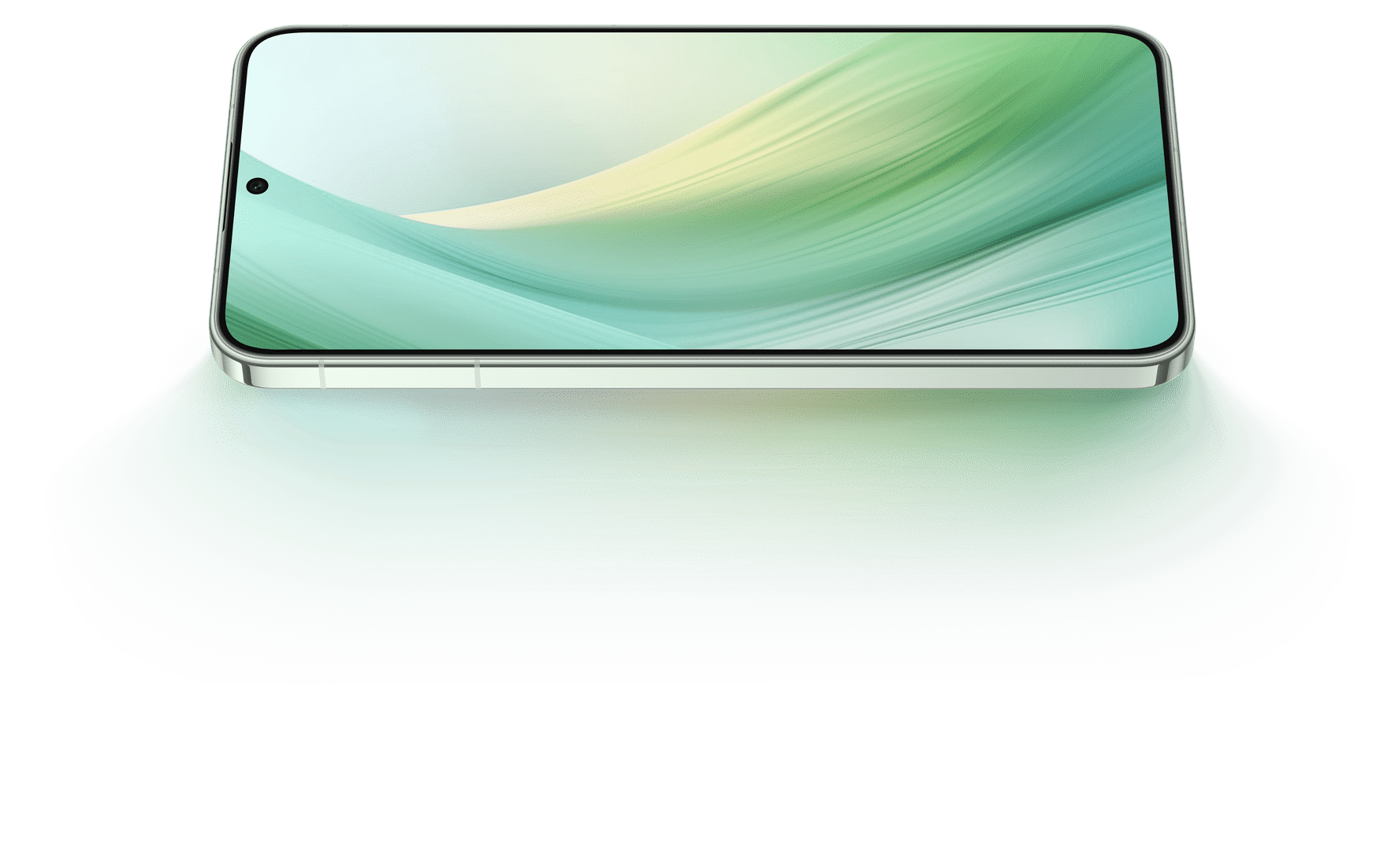 HUAWEI Mate 70 正面水平斜侧图,展示屏幕的细节