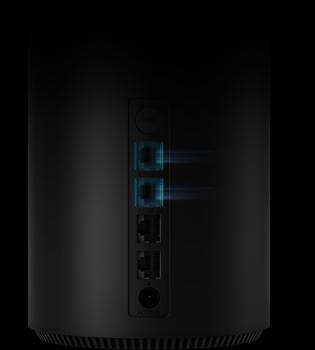 华为路由 X1 的场景图，展示了 2.5 GE 疾速网口