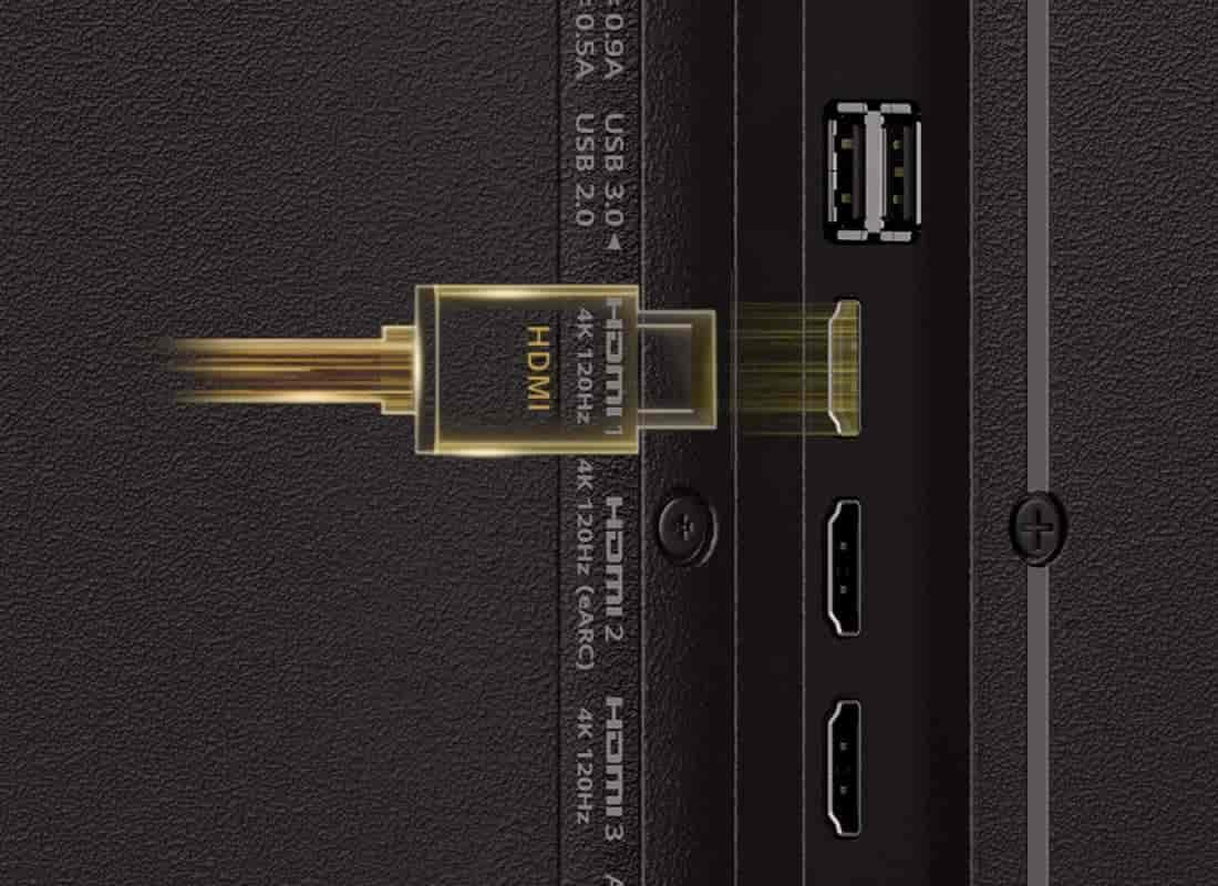 华为智慧屏 S3 Pro HDMI 接口
