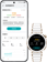 HUAWEI WATCH GT 5 Pro和华为手机的正面图，展示了HUAWEI WATCH GT 5 Pro 评估高⁠原反应的风险的功能