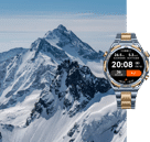 分别展示 HUAWEI WATCH ULTIMATE DESIGN 非凡大师在高尔夫、潜水、户外探险上的辅助功能