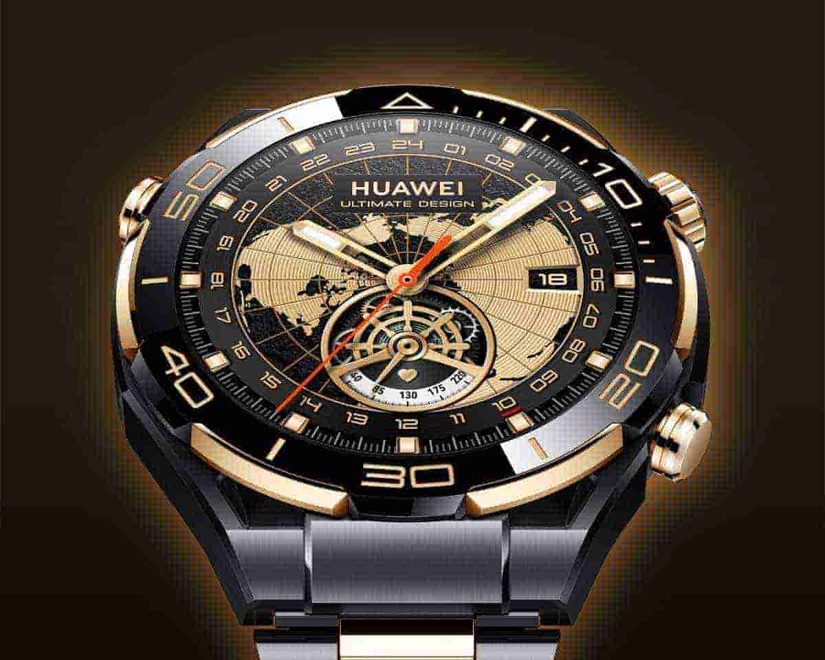 HUAWEI WATCH ULTIMATE DESIGN 18K 黄金表圈