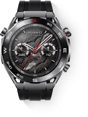 HUAWEI WATCH Ultimate 各种颜色的正面图,展示丰富的表盘